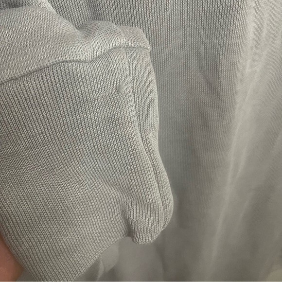 Athleta Shirt Top Gray Long Sleeve Criss Cross Hem Size XS - Picture 4 of 5